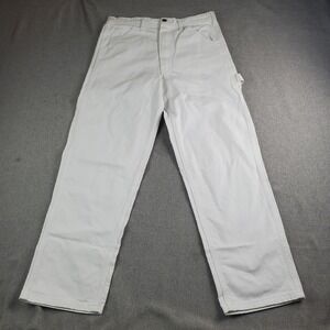 Vintage Stan Ray Painter Pants Canvas White 30x30 USA Made Retro Lightweight